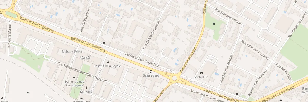 Plan du 6 Rue du Moulin Rouge à La Rochelle
