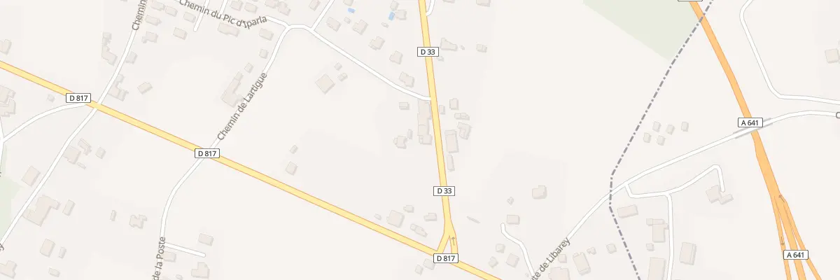 Plan du 135 Rte de Dax à Orthevielle
