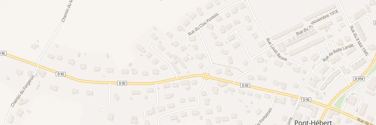Plan du 20 Rue d’Esglandes à Pont-Hébert