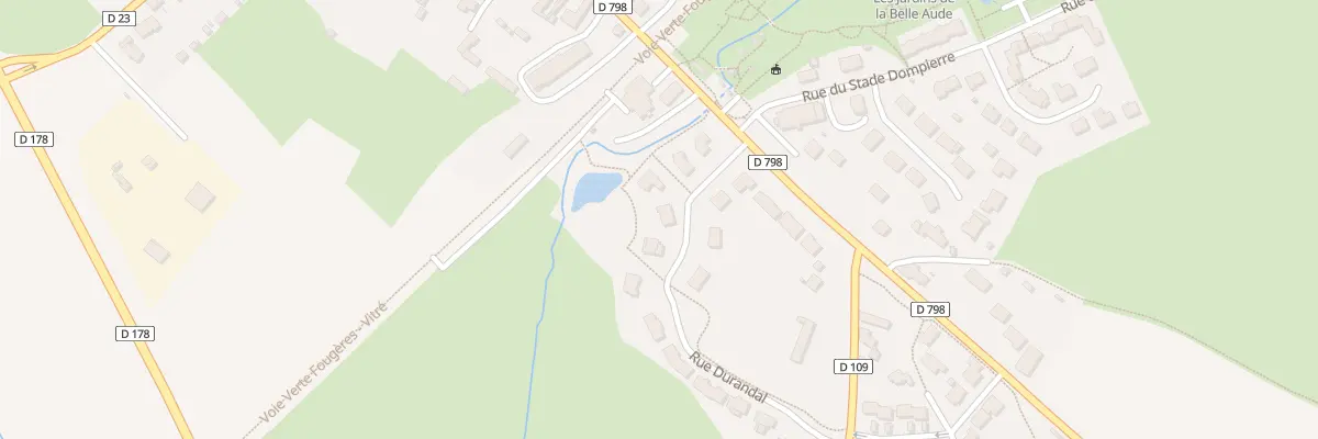 Plan du 8 Rue Durandal à Luitré-Dompierre