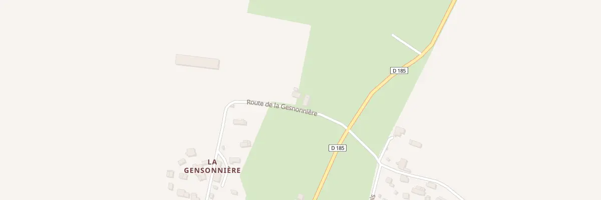 Plan du 2 Rte de la Gesnonniere - Virey à Saint-Hilaire-du-Harcouët