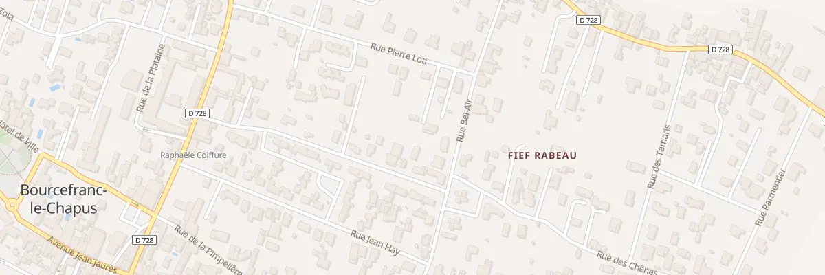 Plan du 23T Rue Pierre Loti à Bourcefranc-le-Chapus