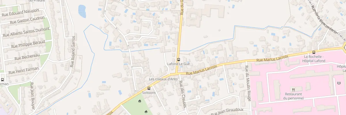 Plan du 1 Rue du Gué à La Rochelle