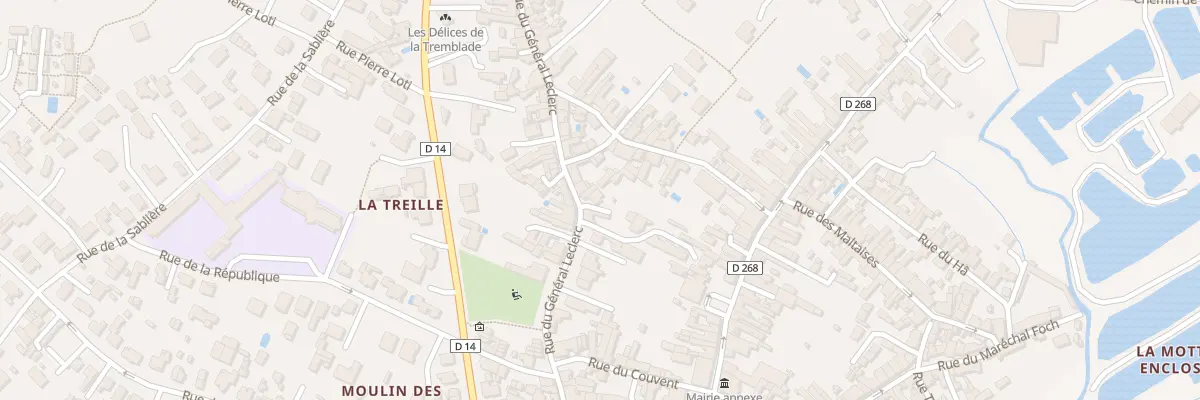 Plan du 36 Rue du Général Leclerc à La Tremblade