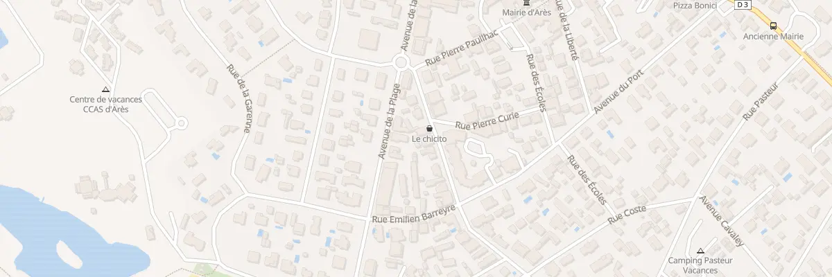 Plan du 8 Rue du Quatorze Juillet à Arès