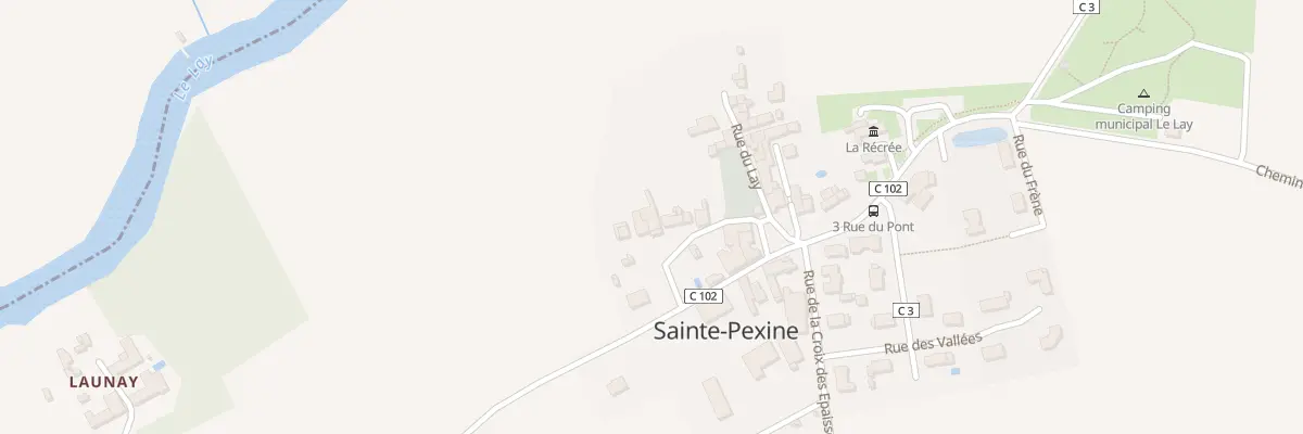 Plan du 5 Rue de la paix à Sainte-Pexine