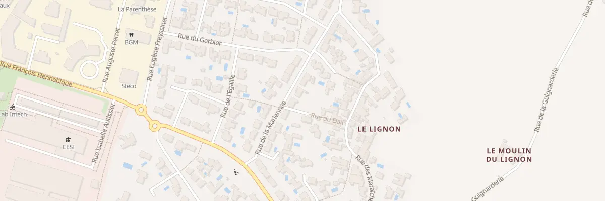 Plan du 12 Rue de la Mariennée à Lagord