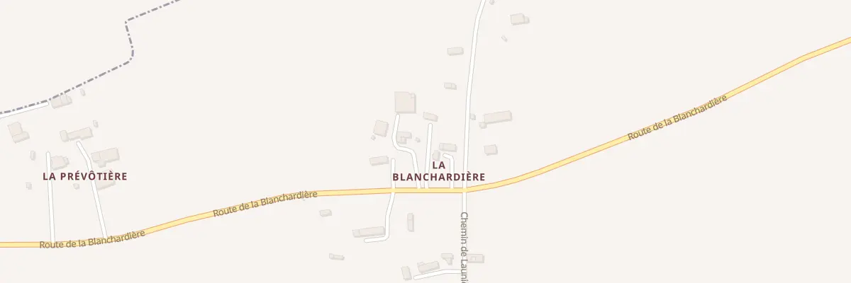 Plan du 730 Rte de la Blanchardière à Saint-Aubin-des-Bois