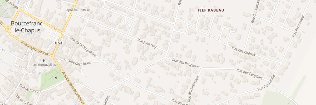 Plan du 25 Rue Jean Hay à Bourcefranc-le-Chapus