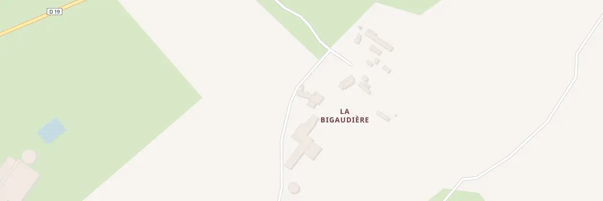 Plan du 2 La Bigaudière à Landéan