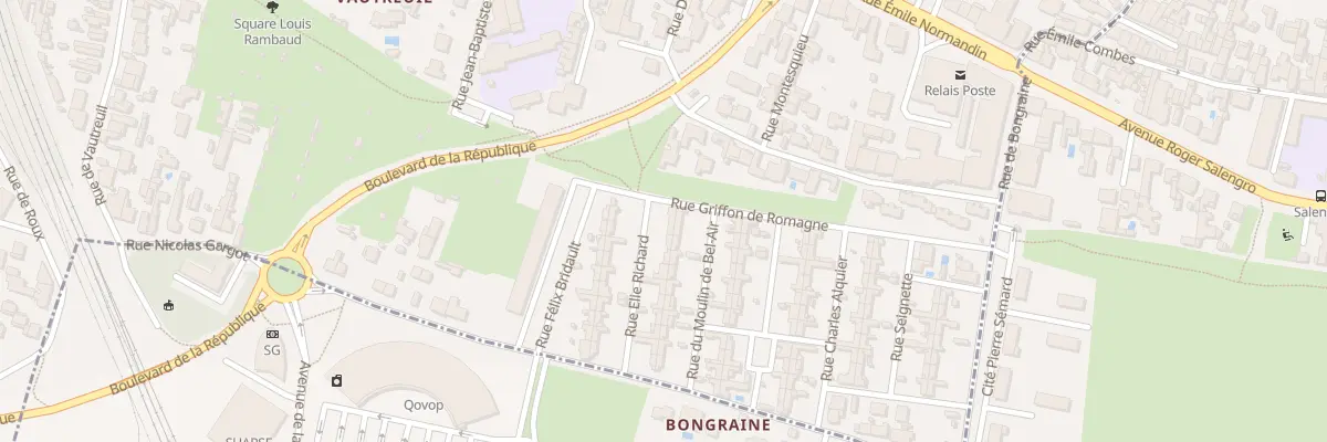 Plan du 1 Rue Elie Richard à La Rochelle