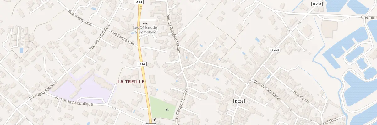 Plan du 44 Rue du Général Leclerc à La Tremblade