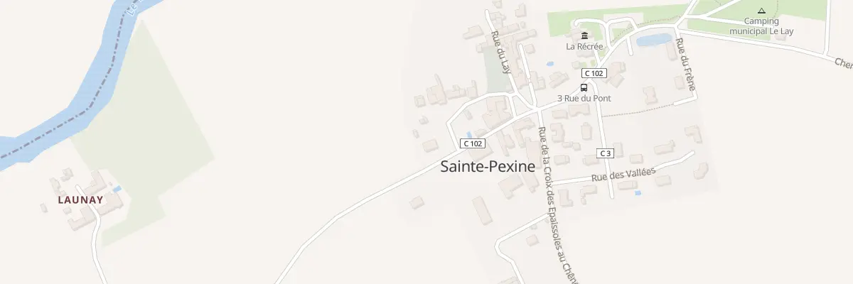 Plan du 16 Rue du pont à Sainte-Pexine