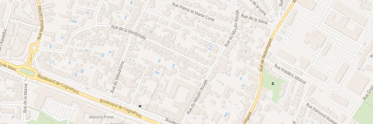 Plan du 9 Rue de la Maréchale à La Rochelle