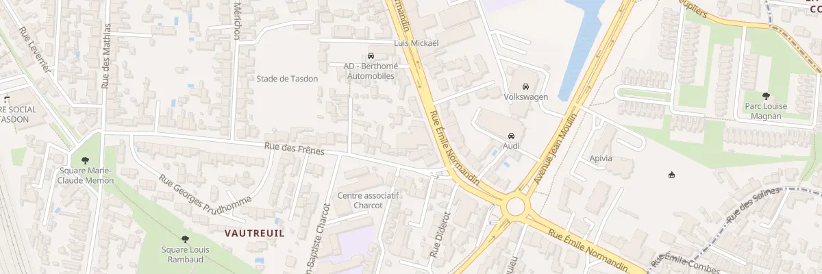 Plan du 128 Rue Émile Normandin à La Rochelle
