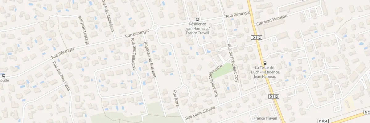 Plan du 9 Rue Icare à La Teste-de-Buch