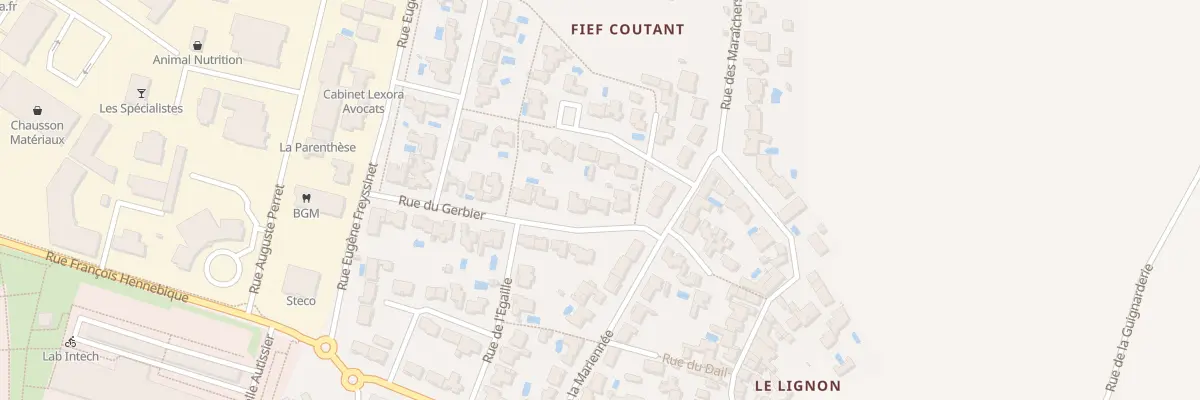 Plan du 17 Rue du Gerbier à Lagord