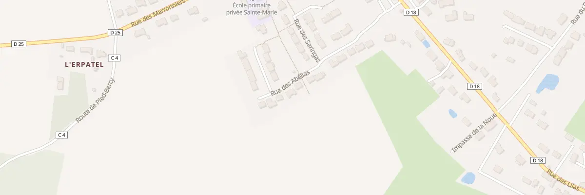 Plan du 17 Rue des Abélias à La Roche-Blanche