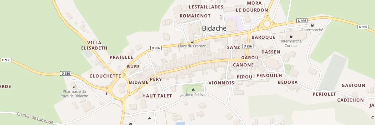 Plan du 39 Rue Saint-Jacques à Bidache