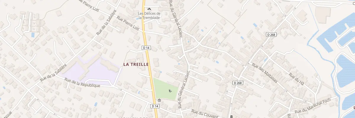 Plan du 43B Rue du Général Leclerc à La Tremblade