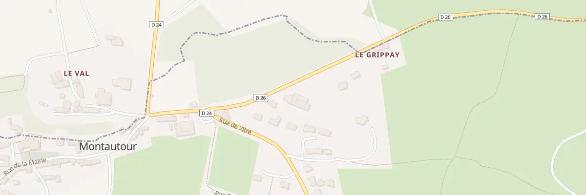 Plan du 6 Rue de Prince à Montautour