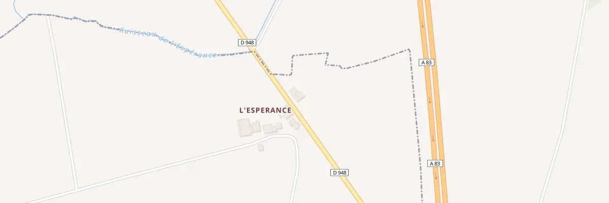 Plan du 2 L’Espérance aux Pineaux