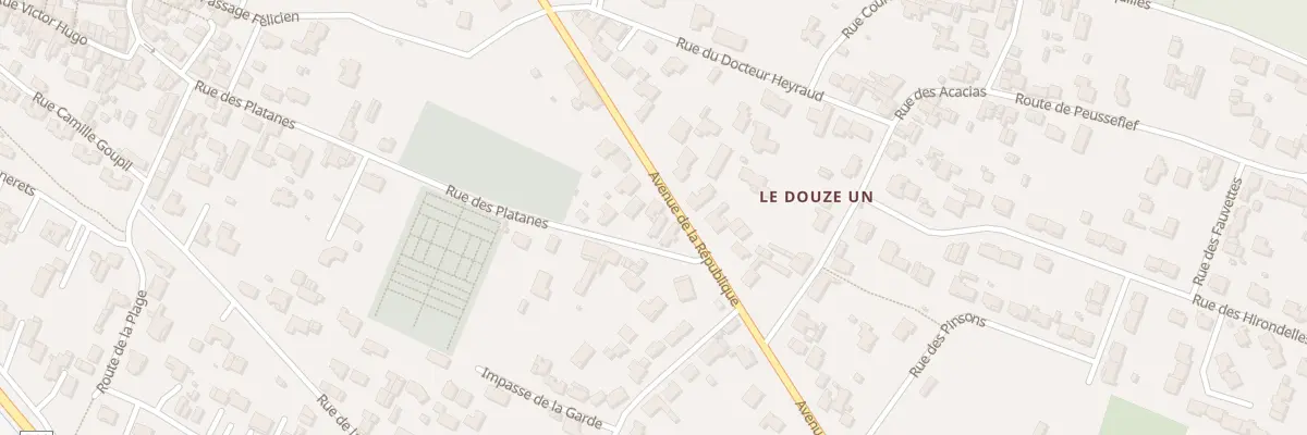 Plan du 37 Av de la République à Bourcefranc-le-Chapus