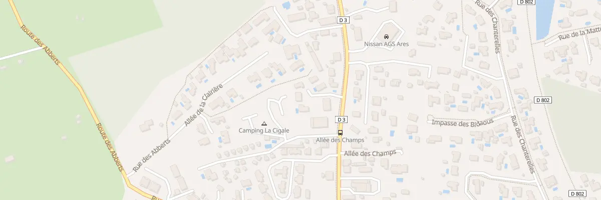 Plan du 53Q Rue du Gen de Gaulle à Arès