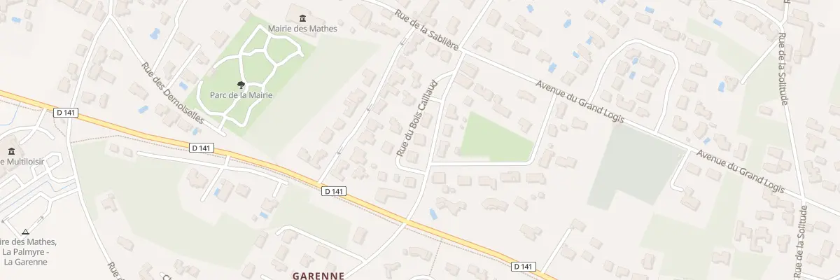 Plan du 3 Rue du Bois Caillaud aux Mathes