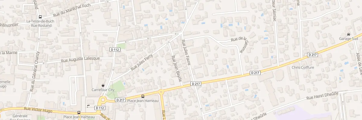 Plan du 25 Rue Jules Favre à La Teste-de-Buch