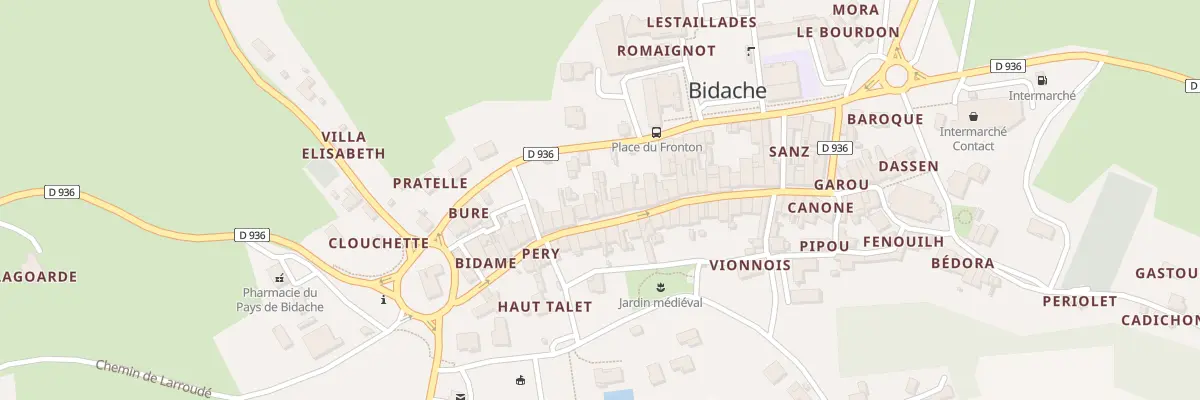 Plan du 31 Rue Saint-Jacques à Bidache