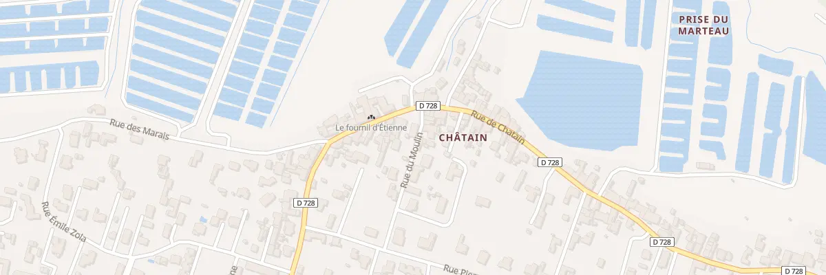Plan du 19 Rue de Chatain à Bourcefranc-le-Chapus