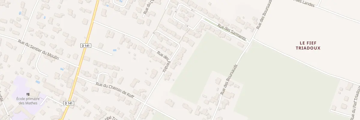 Plan du 4 Rue des Tourterelles aux Mathes