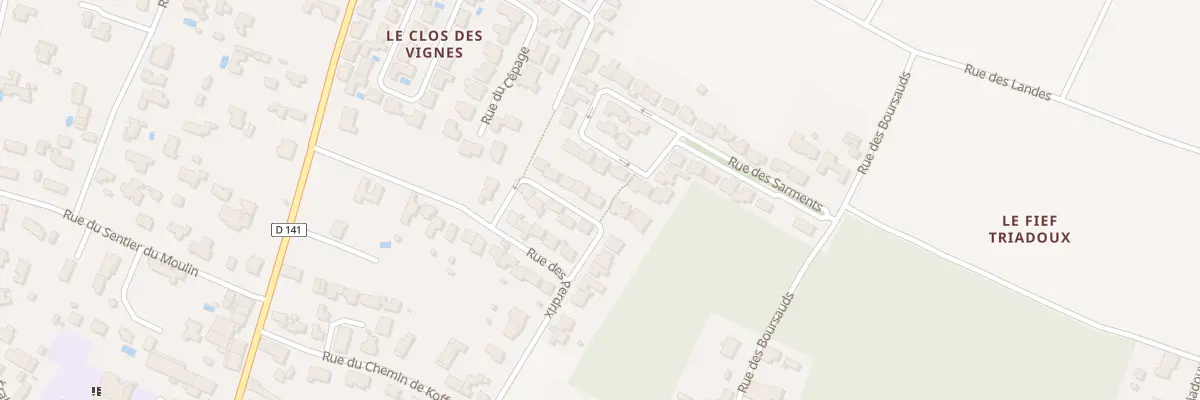 Plan du 14 Rue des Tourterelles aux Mathes