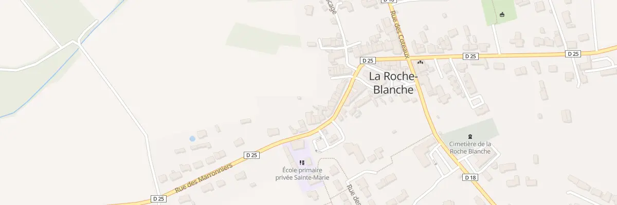 Plan du 158 Rue des Marronniers à La Roche-Blanche