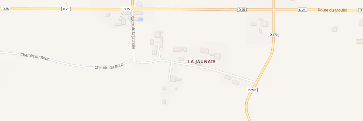 Plan du 261 Rte de la Jaunaie à Fontaine-Couverte