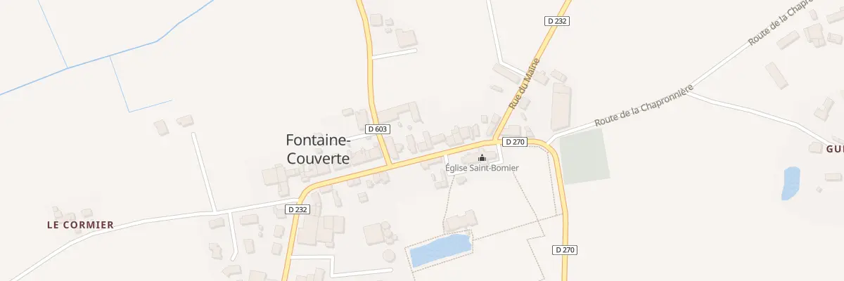 Plan du 26 Rue Pierre Barauderie à Fontaine-Couverte