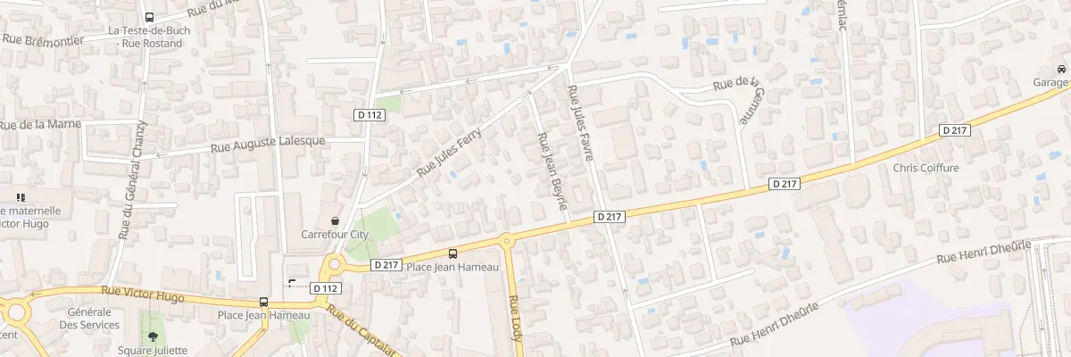 Plan du 6 Rue Jean Beyrie à La Teste-de-Buch