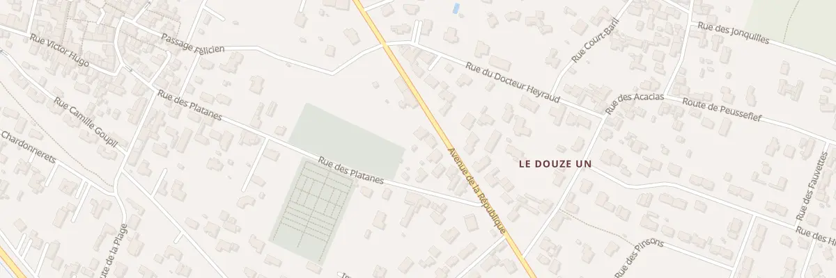 Plan du 29 Av de la République à Bourcefranc-le-Chapus