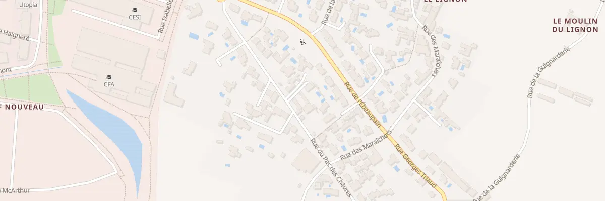 Plan du 9 Rue du Pas des Chèvres à Lagord