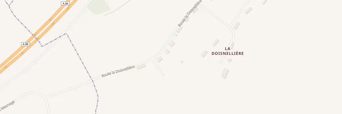Plan du 819 Rte la Doisnellière à Montbray