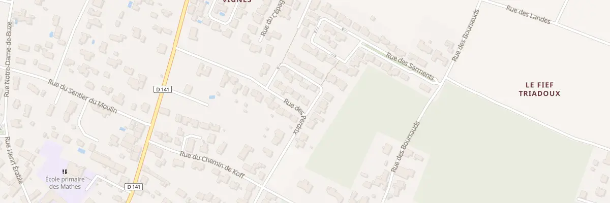 Plan du 10 Rue des Perdrix aux Mathes