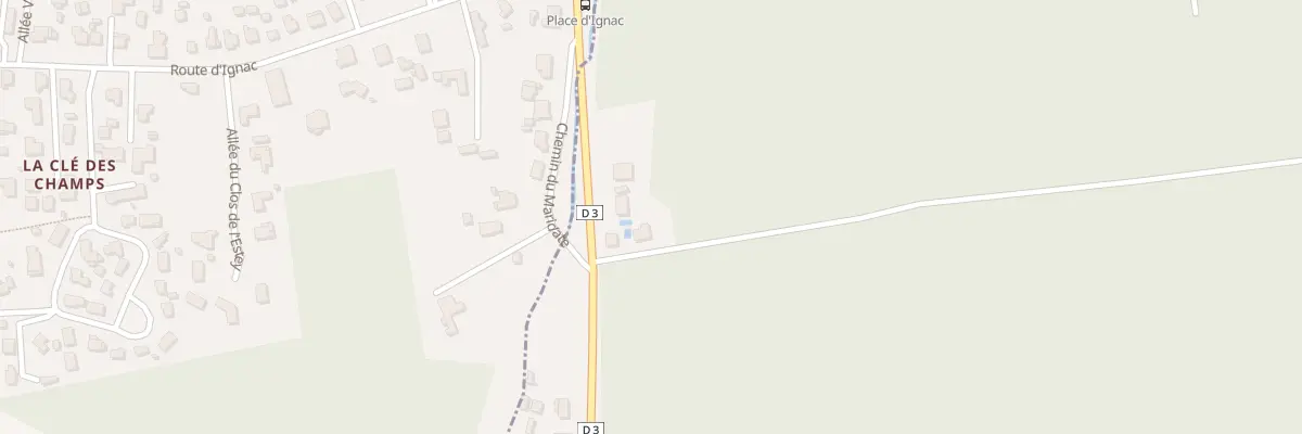 Plan du 96 Rue du Gen de Gaulle à Arès