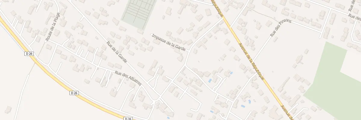 Plan du 17 Rue de la Garde à Bourcefranc-le-Chapus