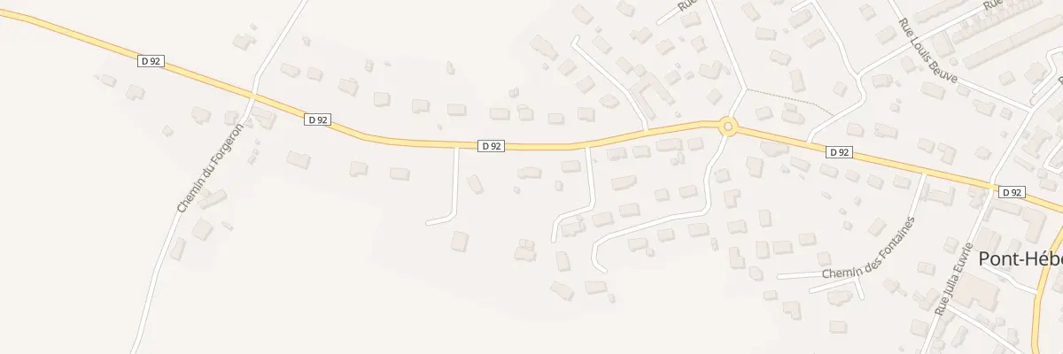 Plan du 25 Rue d’Esglandes à Pont-Hébert
