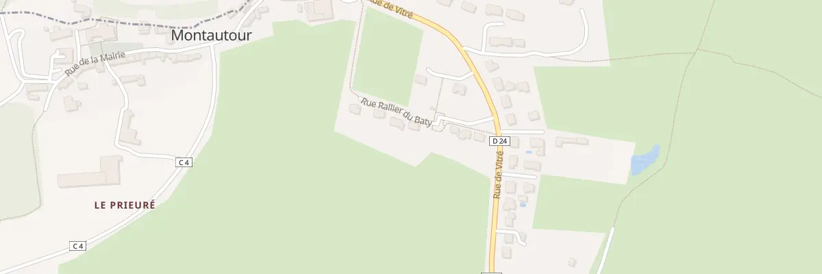 Plan du 8 Rue Rallier du Baty à Montautour