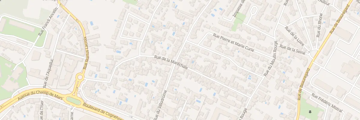 Plan du 22 Rue du Vélodrome à La Rochelle