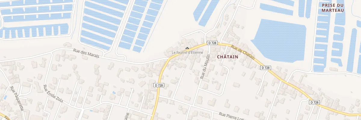 Plan du 5 Rue de Chatain à Bourcefranc-le-Chapus