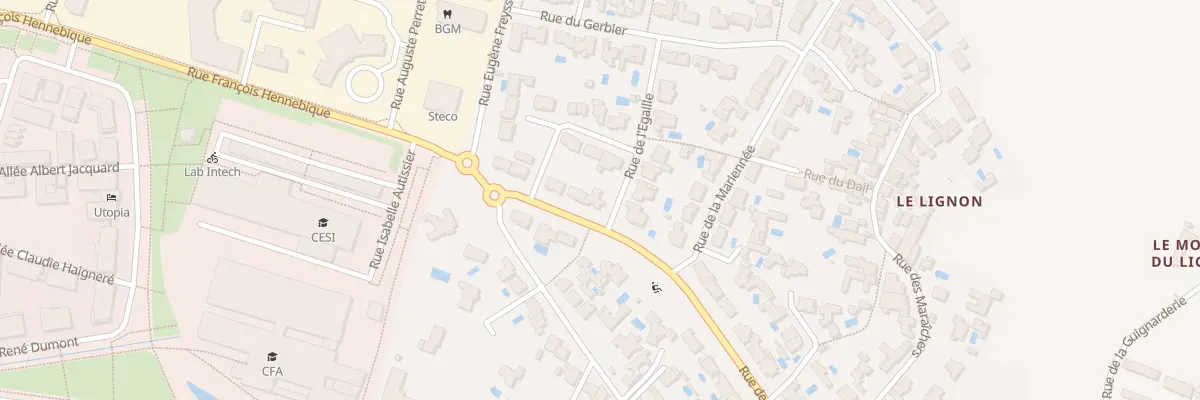 Plan du 10 Rue de l’Ébeaupin à Lagord