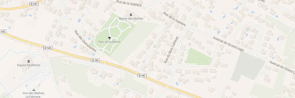 Plan du 8 Rue du Bois Joli aux Mathes